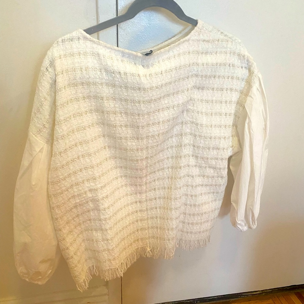 Decker BRAND NEW tweed top
